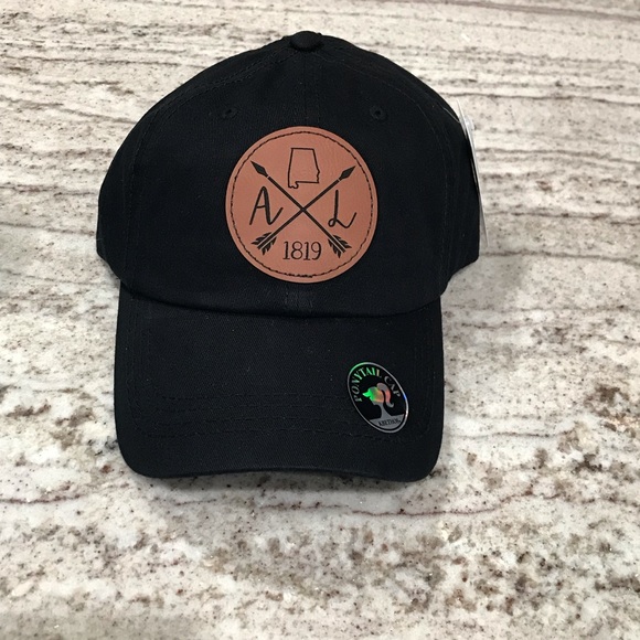 Leather patch ponytail hat - Picture 1 of 1